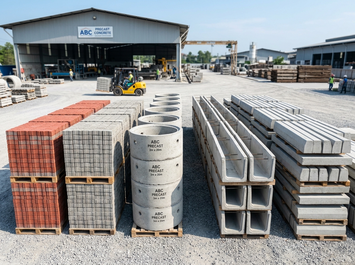 Pabrik Beton Precast & Paving Block